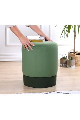 Lorencehome Lorence Home / Ropp Puf - Yeşil