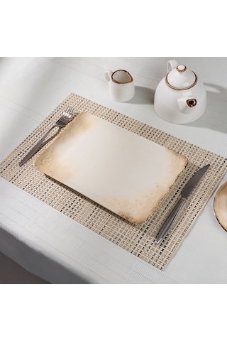 Maxstyle Orion Ginger 4 Parça Amerikan Servis 30x45 Cm Renkli