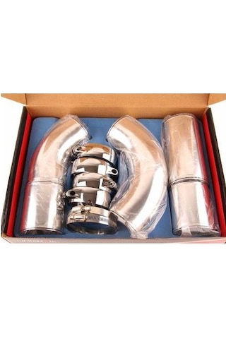 3 inç Hava Filtresi Turbo Emme Intercooler Borusu Soğuk / Sıcak Boru Hortumu Alüminyum Set