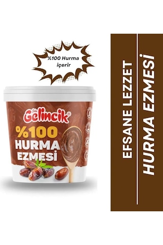 %100 Hurma Ezmesi 1 Kg Katkısız Doğal Hurma Püresi Ve Şekersiz Tatlandırıcı