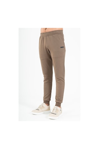 Maraton Sportswear Regular Erkek Ribana Paça Basic Kakao Eşofman Altı 21716 Kahverengi