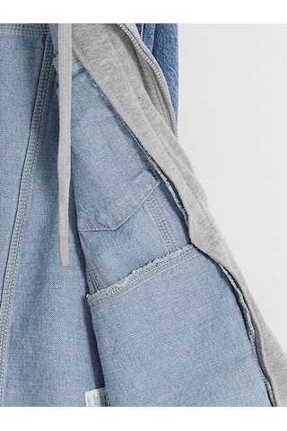 Lcw Jeans İndigo Regular Fit Kapüşonlu Jean Ceket