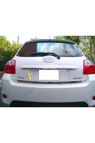 Toyota Auris Krom Bagaj Alt Çıtası 2007-2012 Çelik Şerit