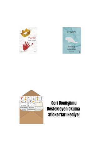 Eğlencesiz Bir Kral + Melville'e Selam Olsun + Okuma Sticker'ları