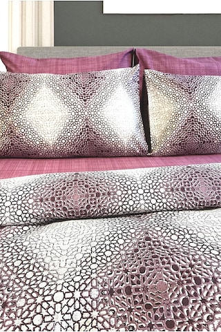 Tek Kişilik Ranforce Nevresim Takımı Düz Çarşaflı Ottoman Gül Kurusu