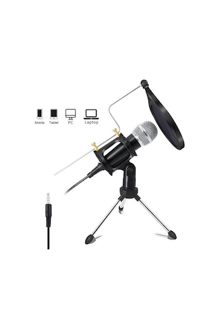 Techtic Kayıt Mikrofonu Kondenser El Mikrofonu