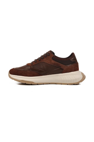 Ayakmod Premium 5394 M Kahve Hakiki Deri Erkek Sneaker Kahve