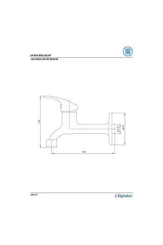 Ar Riva Aplike Mix Musluk 102109443 5 Yıl Eca Garantisi Krom