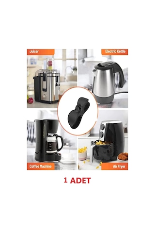 Yapışkanlı Kablo Sabitleyici Düzenleyici Çok Amaçlı Kablo Tutucu Airfryer Kablo Toparlayıcı Sarma Aparatı 1 Ad Standart