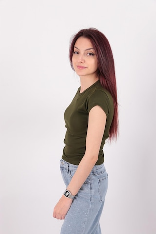 Busem S0016231 Kadın Bluz Haki