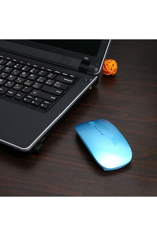 Vaorlo 1600 Dpı Usb Optik Kablosuz Bilgisayar Faresi 2.4g Alıcı Süper Ince Fareler Pc Laptop Için