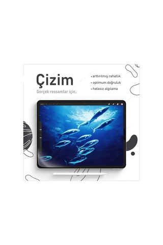Apple Ipad 10.2 9.nesil Paper-like Ekran Koruyucu Kağıt Hisli Kırılmaz Cam Kaymaz Mat Yüzey