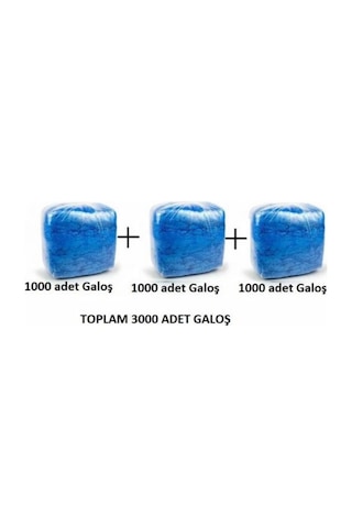 Mavi Galoş 3000'li