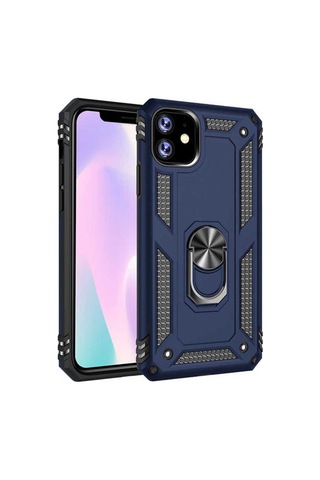 Apple Uyumlu iPhone 11 Kılıf Zore Vega Kapak Mavi