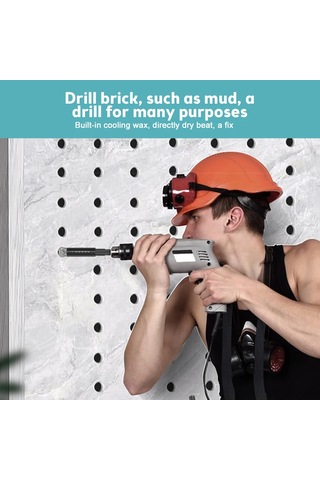 Yunboo 12mm Diamantlı Seramik, Granit, Cam Delme Aleti - Kuru Delme, Sıvı Gerektirmeyen, Dayanıklı, Elektrik Matkap Uyumlu