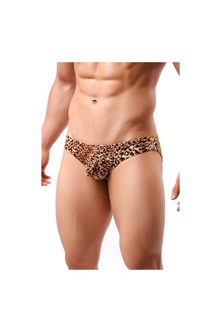 Merry See Leopar Desenli Erkek Slip (402443457) Çok Renkli