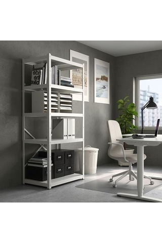 Ikea Knodd Çöp Kutusu, Beyaz, 40 Lt, Kapaklı