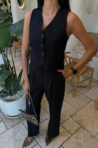 Moderie Butik Cyrus Yelek Pantolon Takım 10103 Si Yah