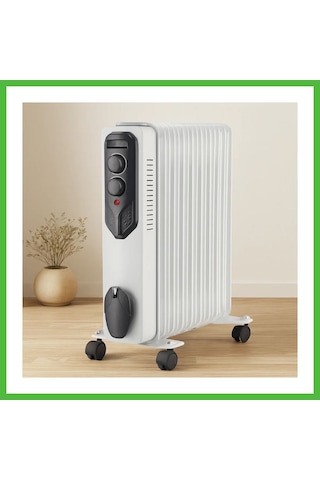 Vaveni 11 Dilimli Yağlı Radyatör Isıtıcı 2500w Ayarlı Termostat Arz