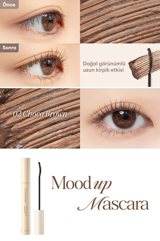 Dasique Mood Up Mascara Long & Curl 02 Brown