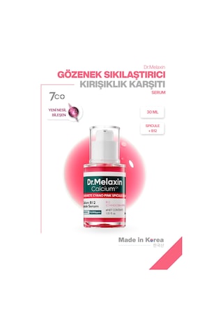 Kırışıklık Karşıtı Sıkılaştırıcı Calcıum + B12 İçerikli Serum 30ml