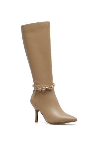 Nine West Denay 2pr Nude Kadın Topuklu Bot 000000000101189127 Bej