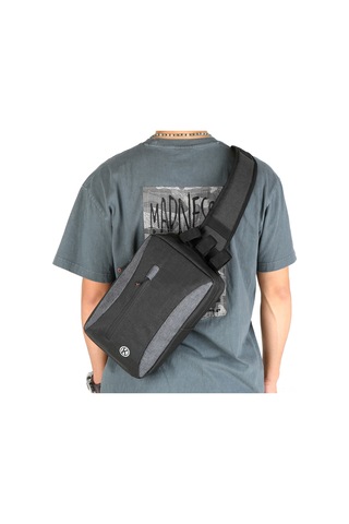 Jeemson Bisiklet Ve Göğüs Çantası - 2'de 1 Pratik Taşıma Çözümü Siyah