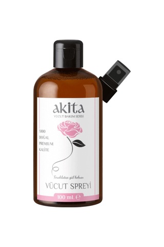 Akita Doğal Vücut Spreyi Gül 100 ML