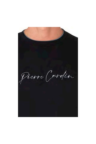 Pierre Cardin 6115 Erkek Uzun Kollu Bisiklet Yaka Üç İplik Eşofman Takımı-siyah Siyah
