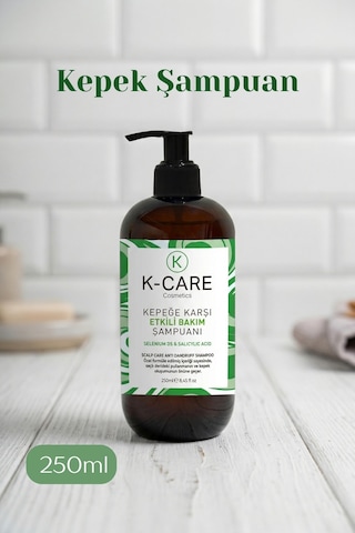 K K-care Cosmetics Kepek Şampuan 250 ML