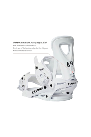 Xcman Snowboard Bindings Bağlama -m2-white 2025 Beyaz