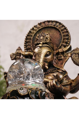 Zen Ganesha Temalı Eskitme Şu Şelalesi