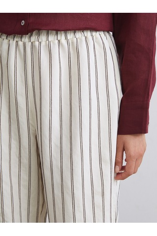 Lcw Modest Bej Beli Lastikli Modal Karışımlı Kadın Pantolon