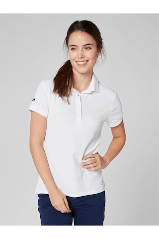 Helly Hansen W Crewline Polo Kadın Kısa Kollu Polo T-Shirt Beyaz