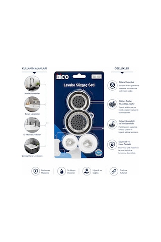İbico İ22-427 Lavabo Süzgeç Ve Tıpa Seti 4 Adet 2 Boy Süzgeç 2 Boy Plastik Tıpa - 12'li Paket Diğer