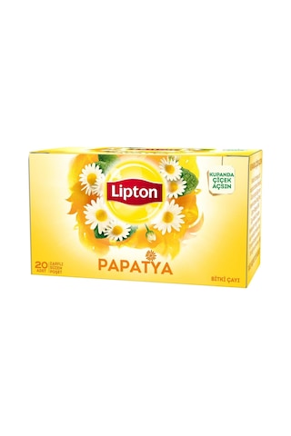 Lipton Papatya Bardak Süzen Poşet Bitki Çayı 20'li Paket