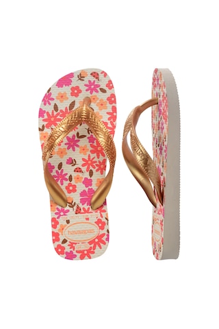 Havaianas Kıds Flores Kız Çocuk Parmak Arası Terlik 4000052 4000052 1685 Altın