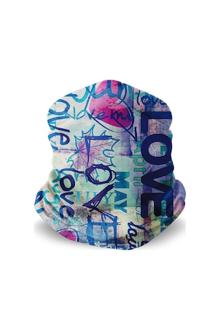Musclecloth Çok Amaçlı Boyunluk Love Çok Renkli