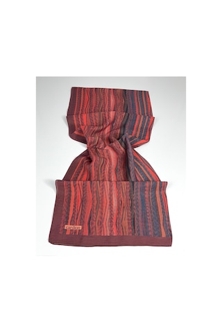 Cardion Pamuk İpek Şal - 70 X 180 - 06303 Bordo