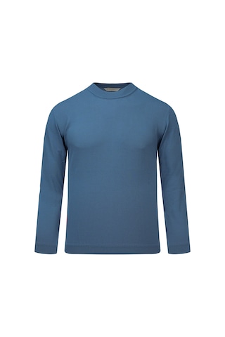 Hatemoğlu İndigo Regular Fit Yarım Balıkçı Yaka Rayon Kazak 2977637 Indigo