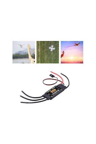 Drone Esc Brushless 40a Fırçasız Motor Hız Kontrol Sürücüsü - 2-4s Lipo Uyumlu Bullet Konnektörlü