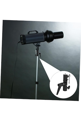 Flaş Braket Şemsiye Baskı H-şekilli Stand Tutucu Adaptörü 1/4 ''