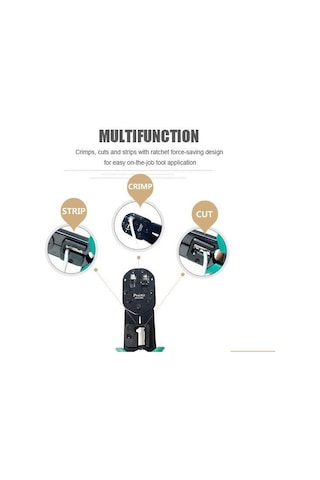 Proskit Cp-376n Profesyonel Ez-rj45 Konnektör Sıkma Pensesi