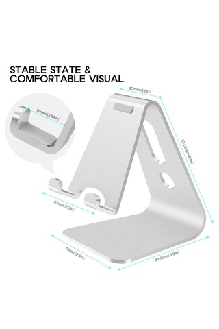 Alüminyum Alaşımlı Cep Telefonu Standı Tutucusu