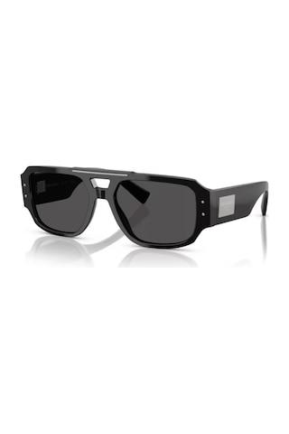 Dolce Gabbana Dg 4482 50187 57 Erkek Pilot Siyah Kemik Güneş Gözlüğü Siyah