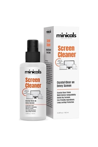 Telefon, Tablet Ve Bilgisayar İçin Ekran Temizleyici Sprey & Mikrofiber Bez 100ml