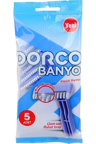 Dorco Banyo Jileti 5'li Poşet