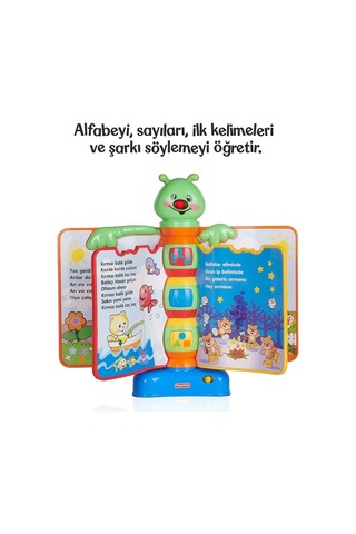 N3835 Fisher Price® Eğlen ve Öğren Eğitici Masalcı Tırtıl / Türkç