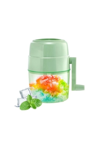 Ulzyvf Kar Koni Makinesi Traş Buz Makinesi Manuel Buz Tıraş, Yeşil Yeşil