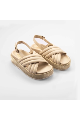 Rouge Kadın Sandalet 1630-001 Ecru